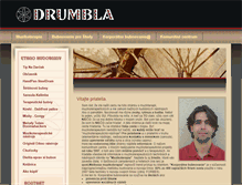 Tablet Screenshot of drumbla.sk